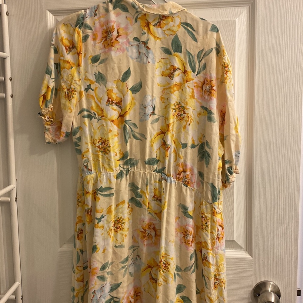 Wrap High Low Riffle Dress - Picture 6 of 6